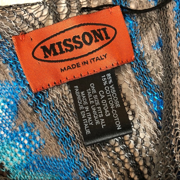 Missoni Multi Colour Knit Poncho - Picture 5 of 7